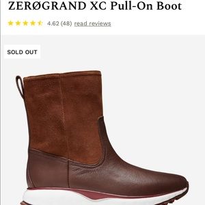 Cole Haan pull on boots